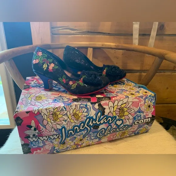NWT IRREGULAR CHOICE RIPEN ON THE VINE HEELS SIZE 36 🌸🎀