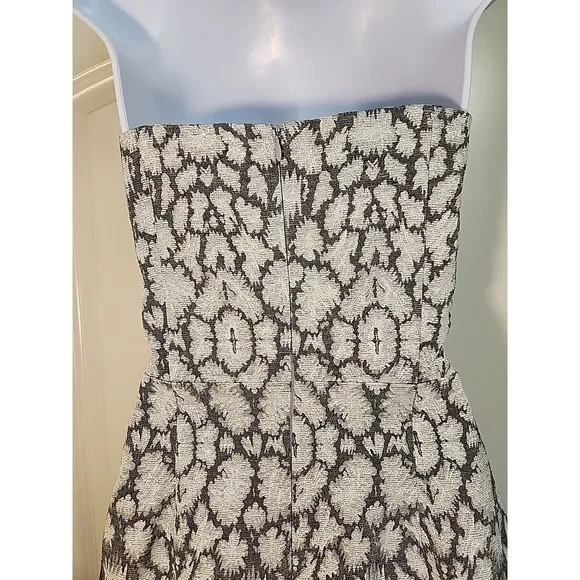 NWT Kirribilla San Francisco Dress Strapless Corset Silver Gray Size 6 MSRP $385