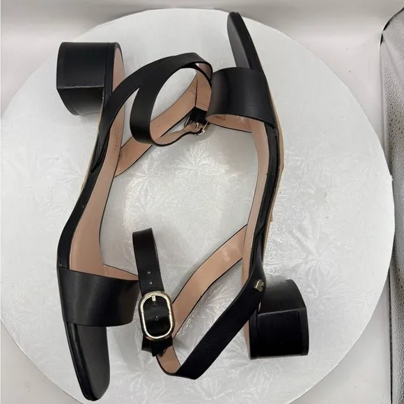 NWT New Kate Spade Maui Black Leather Women's Sandals Size 9