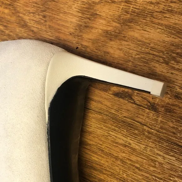 NWT Rag &amp; Bone Beha White Suede Leather Stiletto Ankle Boot Size 11 (41)