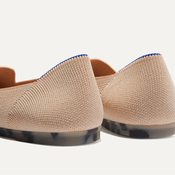 NWT Rothy’s The Lounge Loafer Women's Flats In Love Insole Comfort Sandstone 6.5