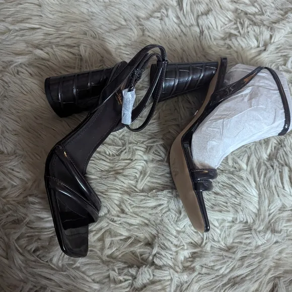 NWT Sam Edelman Kia Sandal in Slate Black Purple