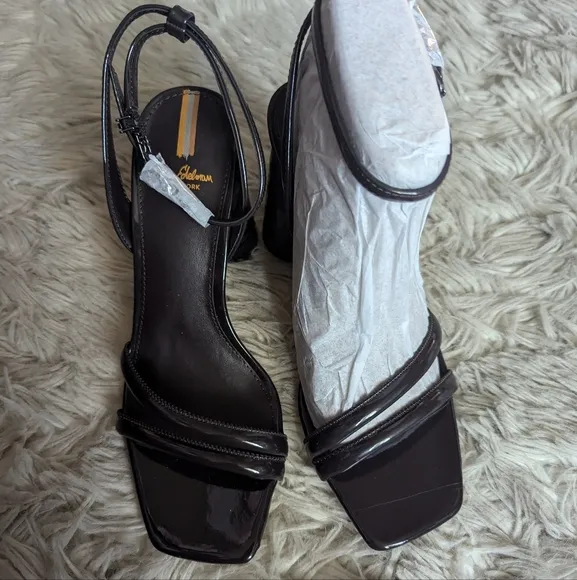 NWT Sam Edelman Kia Sandal in Slate Black Purple