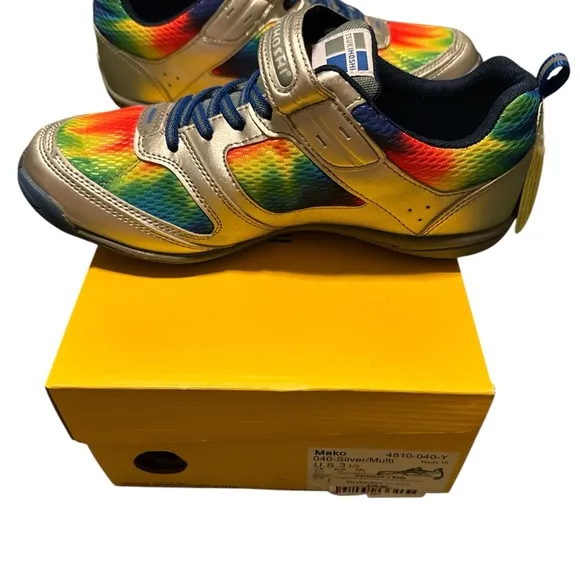 NWT Tsukihoshi Kids Tie-Dye Rainbow Sneakers