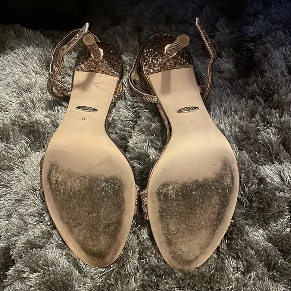 Olympia Glitter Heeled Sandals