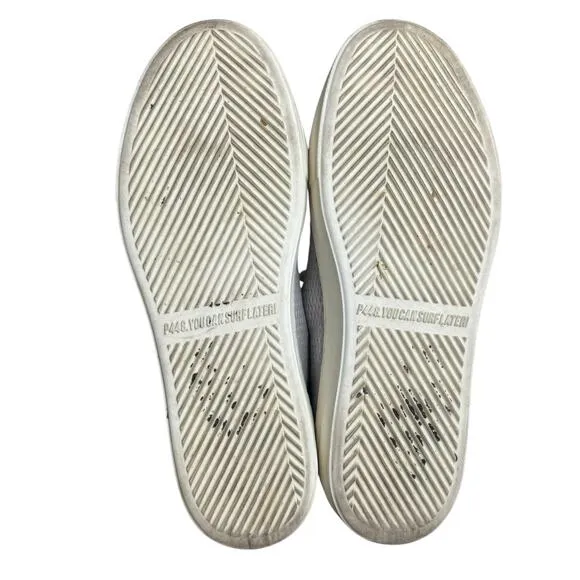 P448 Thea Low Top Sneakers Stardust Silver Multi Size 8