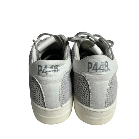 P448 Thea Low Top Sneakers Stardust Silver Multi Size 8