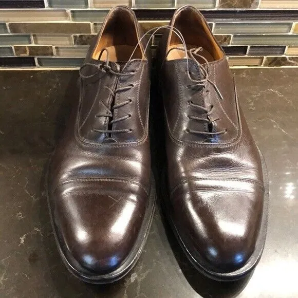 Pal Zileri dark brown oxford lace up dress shoes Men’s Size 9