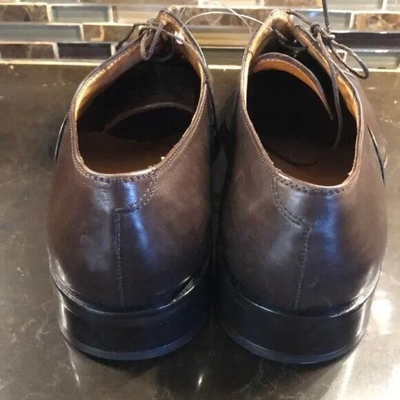 Pal Zileri dark brown oxford lace up dress shoes Men’s Size 9