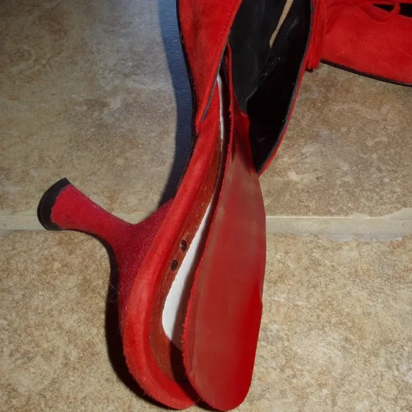 Paloma Vintage Suede Mule Pumps Sz 9.5 GUC