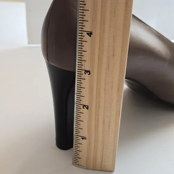 Pancaldi 1888 Italy Leather Brown Women's 3 Inch Heel Pumps Shoes Sz 9