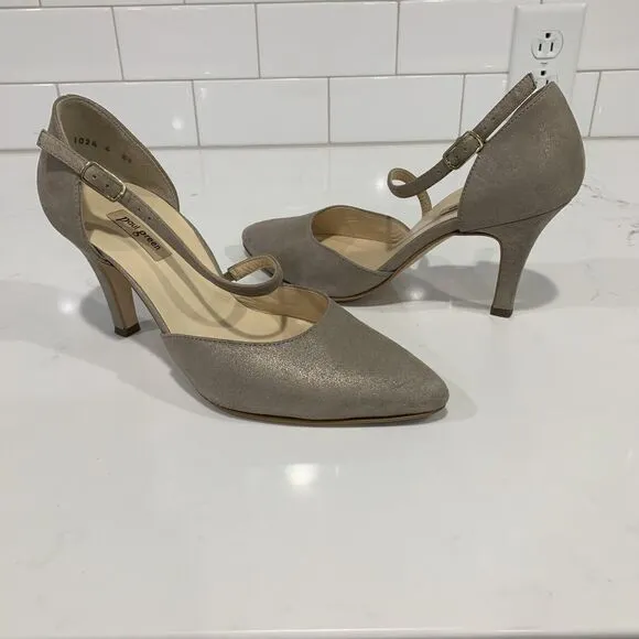 Paul Green | Shoes Heel Pumps Valetta D'Orsday Champagne Suede- size 4 6.5