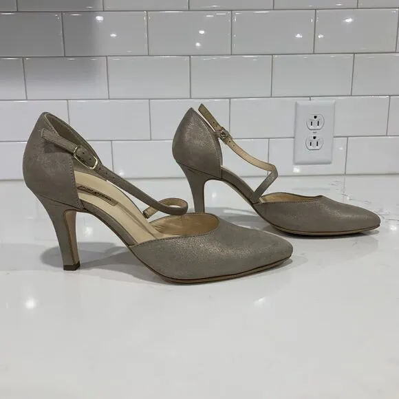 Paul Green | Shoes Heel Pumps Valetta D'Orsday Champagne Suede- size 4 6.5