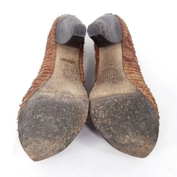 Paulo Renato Brown Pumps Heels Womens EUR 37 US 6 – 6.5 Shoes Designer Portugal