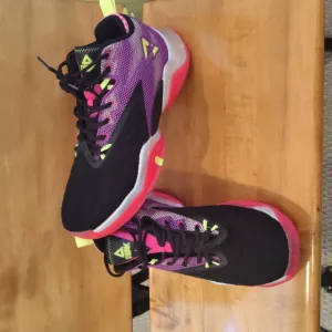 Peak Taichi lightning men's basketball shoes size13 purple yellow pink and black