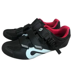 Peloton original black and red cycling shoes size 10.5 (44)