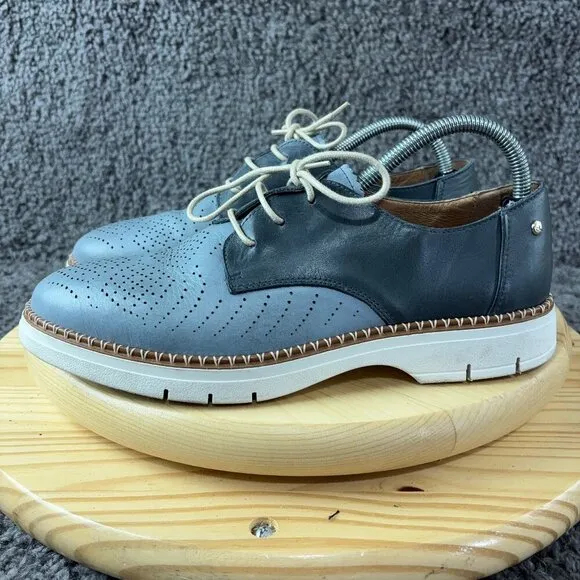Pikolinos Henares Dress Shoes Womens Size 10.5 Calfskin Leather Pig Skin Lining