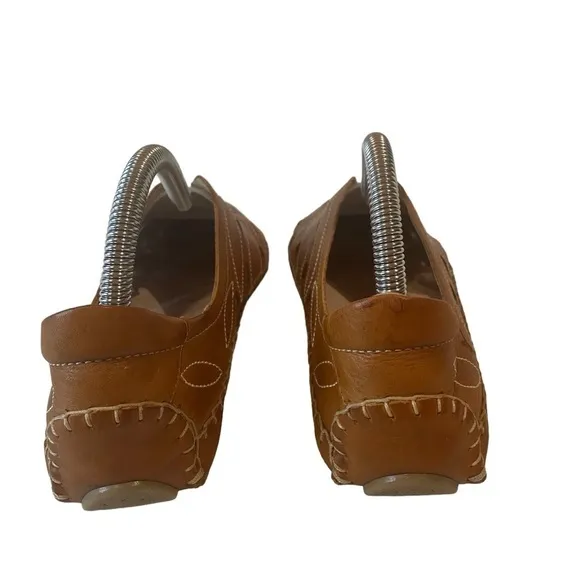 Pikolinos Jerez Shoes Loafer Flats Brown Leather Size 40