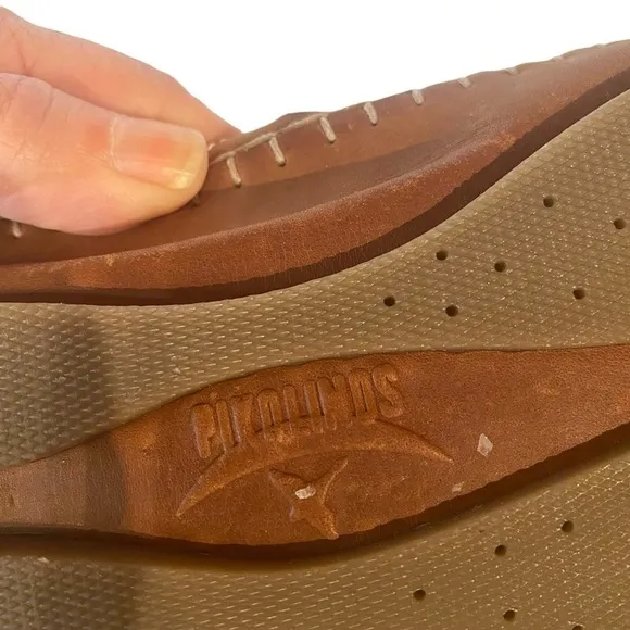 Pikolinos Jerez Shoes Loafer Flats Brown Leather Size 40