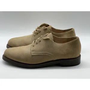 Polo Ralph Lauren Men's 13 Suede Oxford Dress Shoes Lace Up Leather Tan