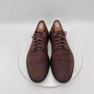 Polo Ralph Lauren Torian Men Size 11.5D Brown Suede Plain Toe Derby Dress Shoes