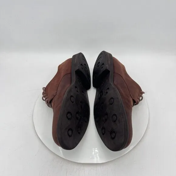 Polo Ralph Lauren Torian Men Size 11.5D Brown Suede Plain Toe Derby Dress Shoes