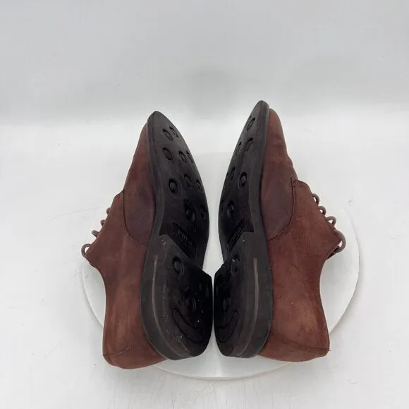 Polo Ralph Lauren Torian Men Size 11.5D Brown Suede Plain Toe Derby Dress Shoes