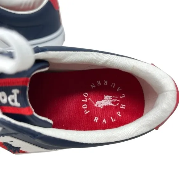 Polo Ralph Lauren boys Size 13 Westcott 11 tie sneakers shoes New