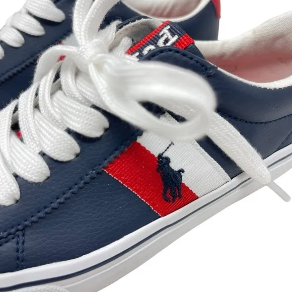 Polo Ralph Lauren boys Size 13 Westcott 11 tie sneakers shoes New