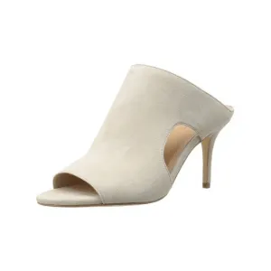 POUR LA VICTOIRE Womens Sand Beige  Zandra Stiletto Mules Shoes 6.5