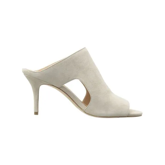 POUR LA VICTOIRE Womens Sand Beige  Zandra Stiletto Mules Shoes 6.5
