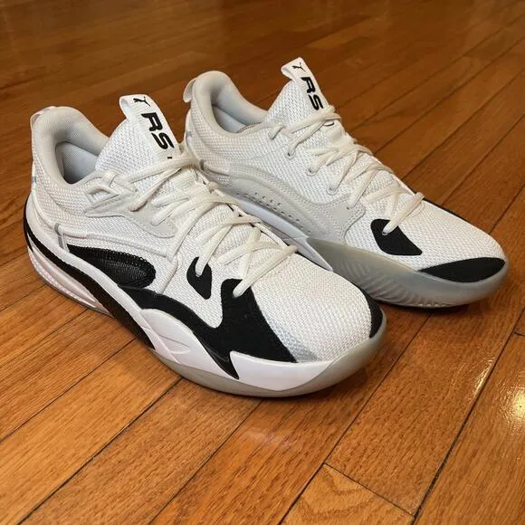 PUMA J. Cole x RS-Dreamer Size 11.5 White Black Tan NO INSOLES