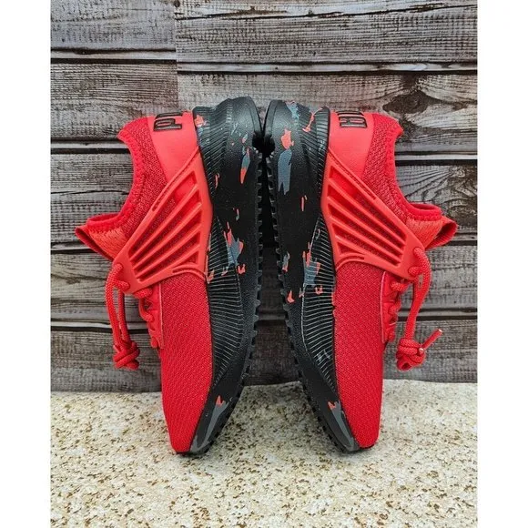 Puma Pacer Future Clear Utility Red-Black Big Kid's Shoes Size 4