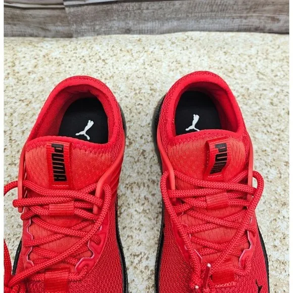 Puma Pacer Future Clear Utility Red-Black Big Kid's Shoes Size 4