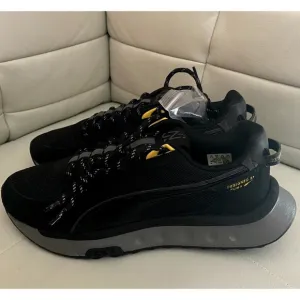 Puma x Neymar Jr Wild Rider Brazil Sneaker Shoes | Black Yellow | Men's Size 11
