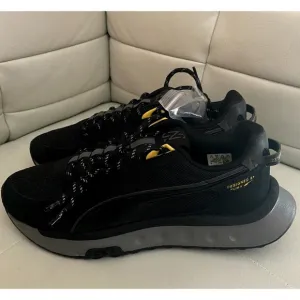 Puma x Neymar Jr Wild Rider Brazil Sneaker Shoes | Black Yellow | Men's Size 12