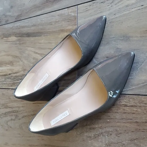Pura Lopez Pointed Toe Pumps Heels shoes sz 36.5 US 6.5