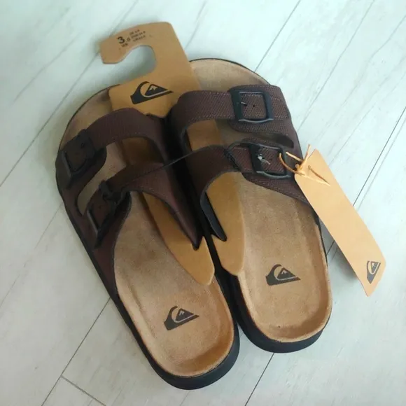 QUIKSILVER NEW kids Embark Deck Slip-on Sandals