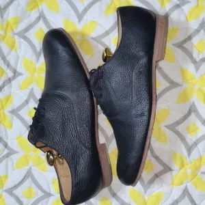 Rachel Comey Black Pebbled Leather Shoes Size 11 Men's