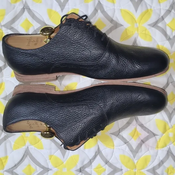Rachel Comey Black Pebbled Leather Shoes Size 11 Men's