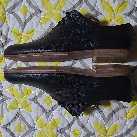 Rachel Comey Black Pebbled Leather Shoes Size 11 Men's