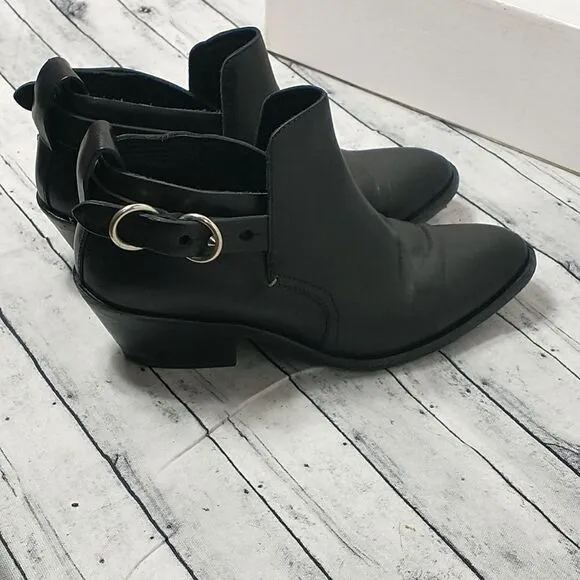 Rag &amp; Bone Sullivan Ankle Bootie Boot Shoes Black US 8 EUR 38.5