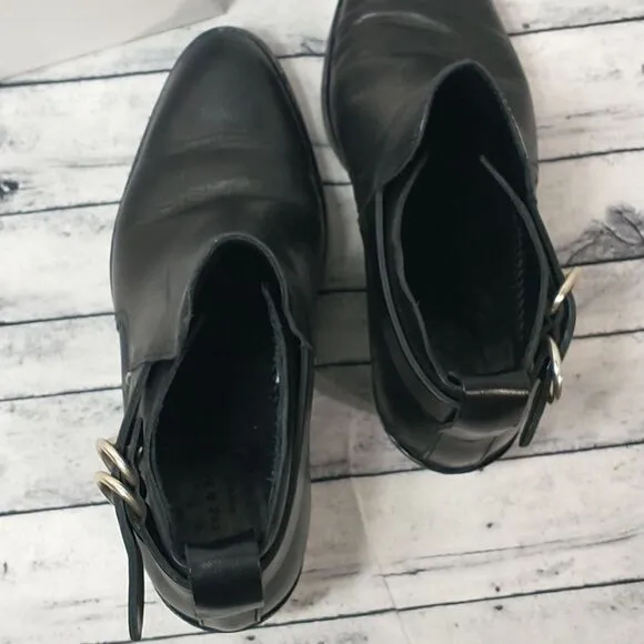 Rag &amp; Bone Sullivan Ankle Bootie Boot Shoes Black US 8 EUR 38.5