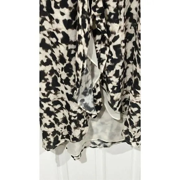Rails Tyra Cheetah Print Tie-waist Midi Dress Size Small