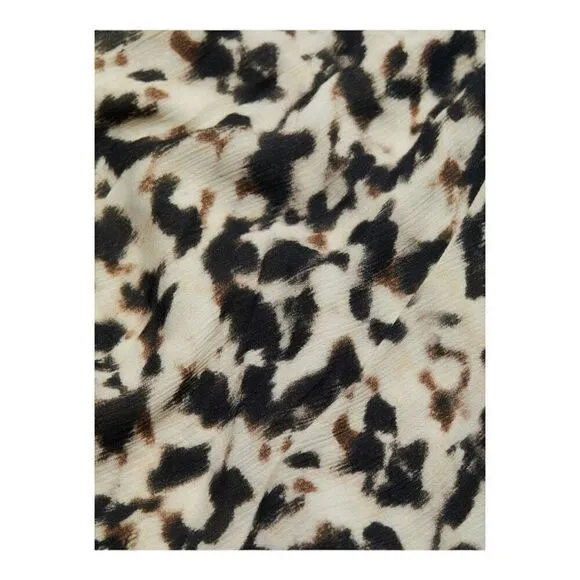 Rails Tyra Cheetah Print Tie-waist Midi Dress Size Small