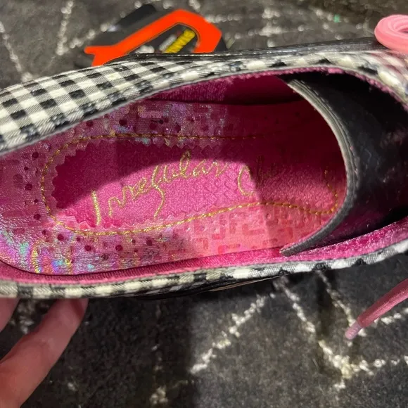 RAINBOWS &amp; LOVE IRREGULAR CHOICE 70S PLATFORMS