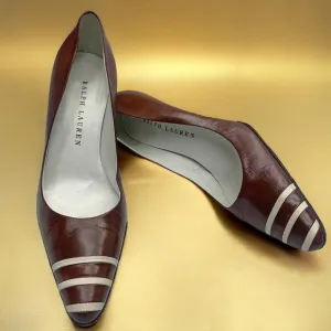 RALPH‎ LAUREN  Napa Leather Classic Runway 01 Collection Pumps