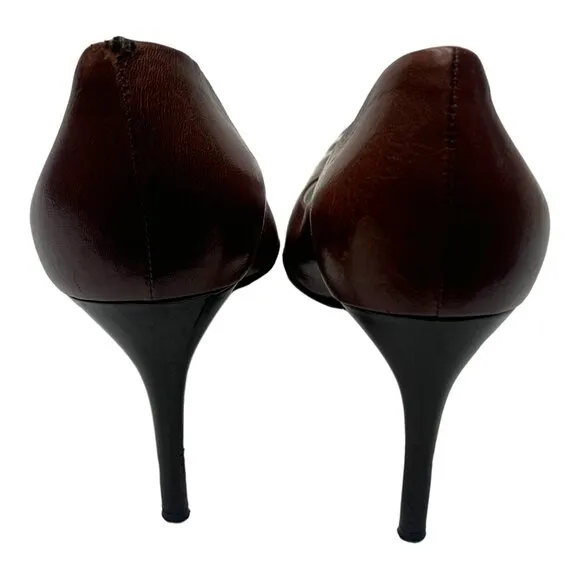 RALPH‎ LAUREN  Napa Leather Classic Runway 01 Collection Pumps