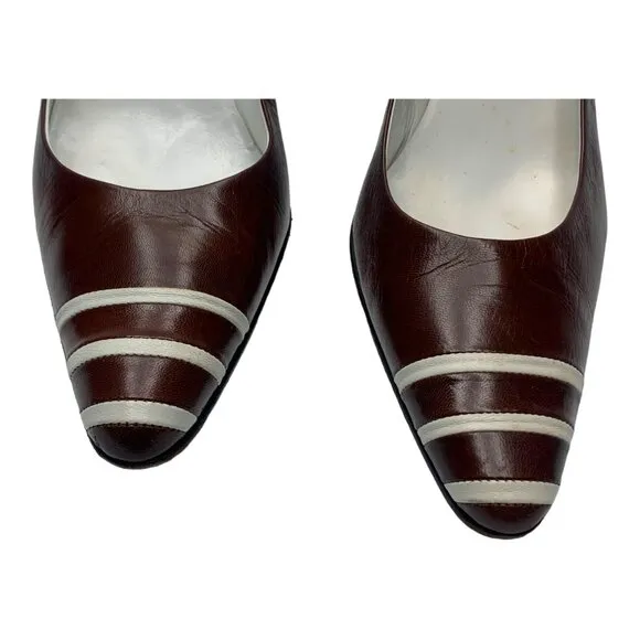 RALPH‎ LAUREN  Napa Leather Classic Runway 01 Collection Pumps