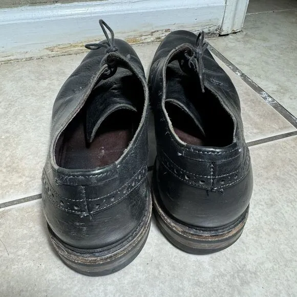 RARE Allen Edmonds MacKenna Men’s 12 E Grained Black Dainite Dress Shoes